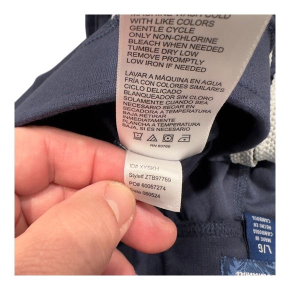 Tommy Bahama Mens‎ Lounge Pants Knit Drawstring Waist Activewear Gray Large - Picture 9 of 10